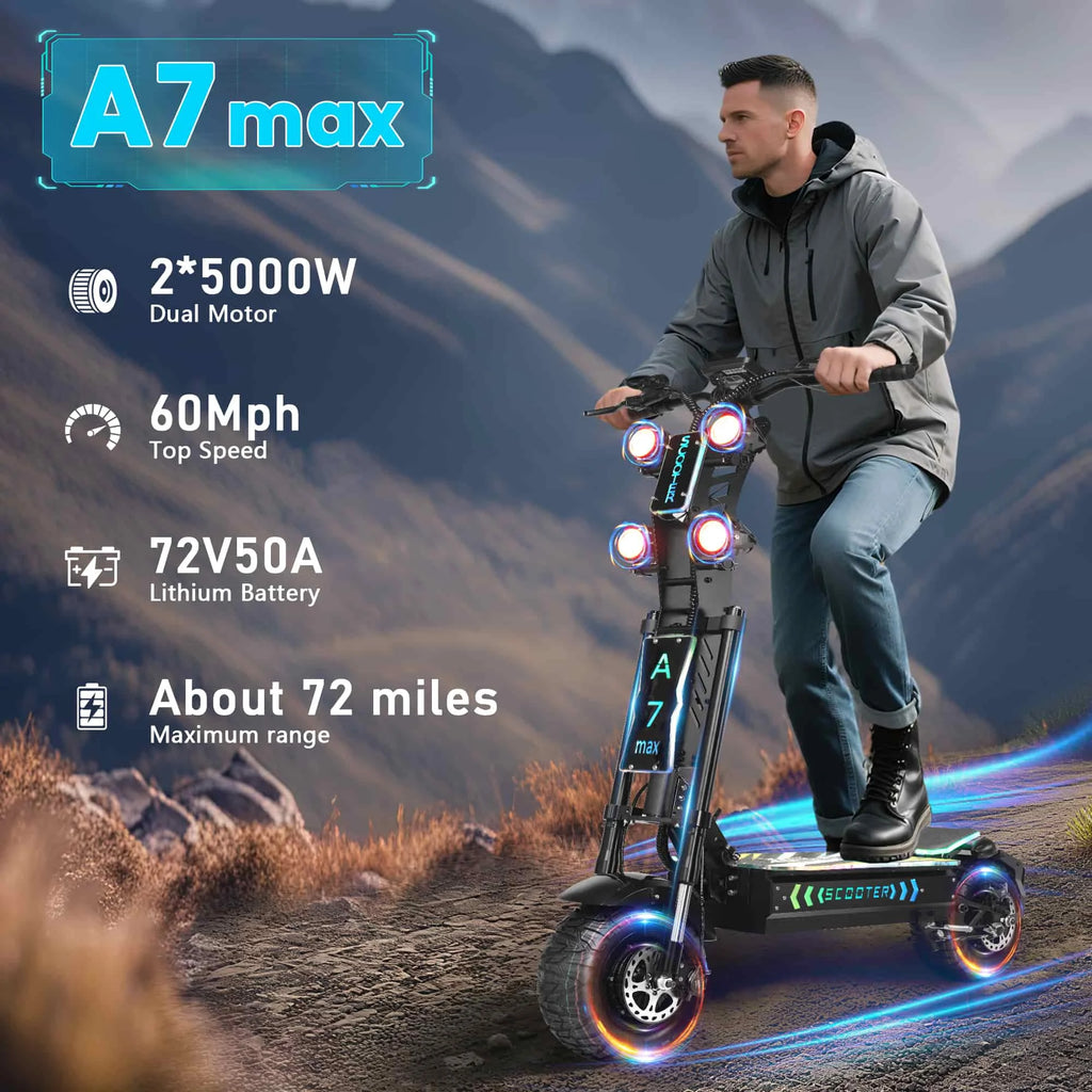 GLEERIDE A7 MAX Scooter