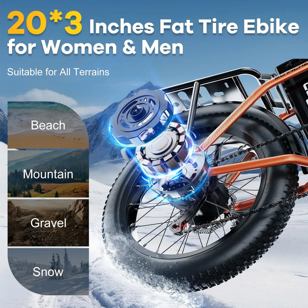 Cybervelo Fat Tire E-Bike