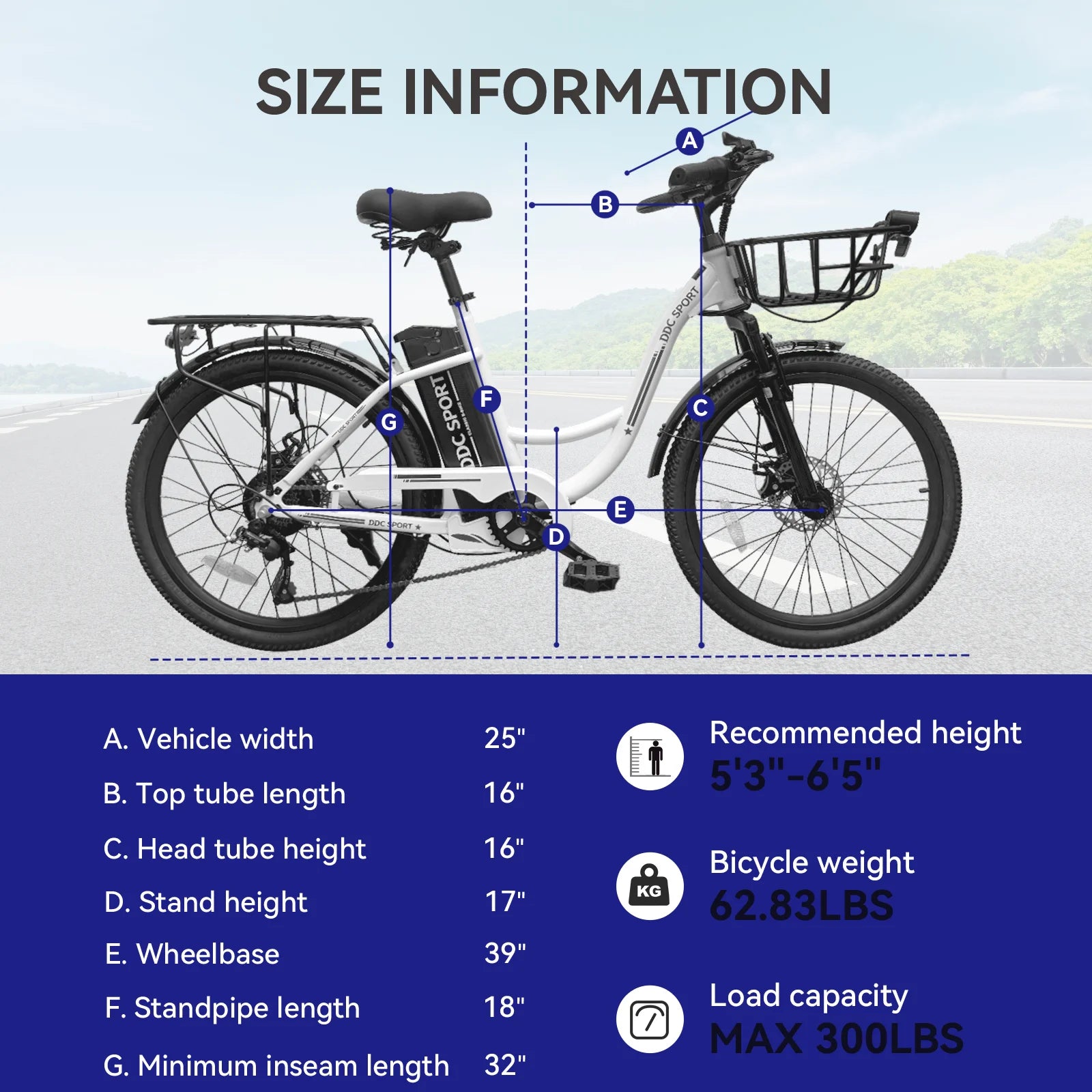 24” Cruiser Step-Through E-Bike