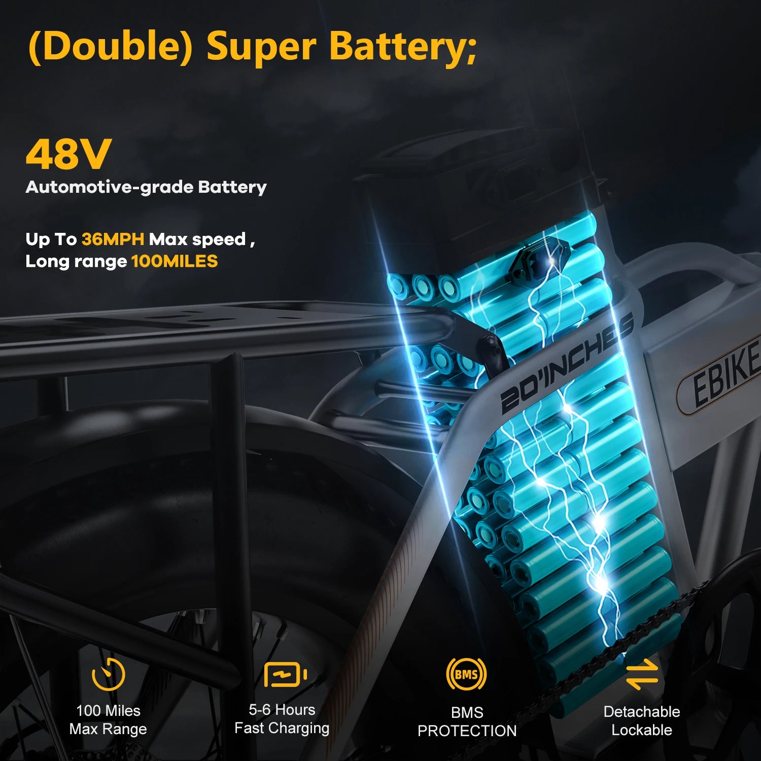 Cybervelo Fat Tire E-Bike