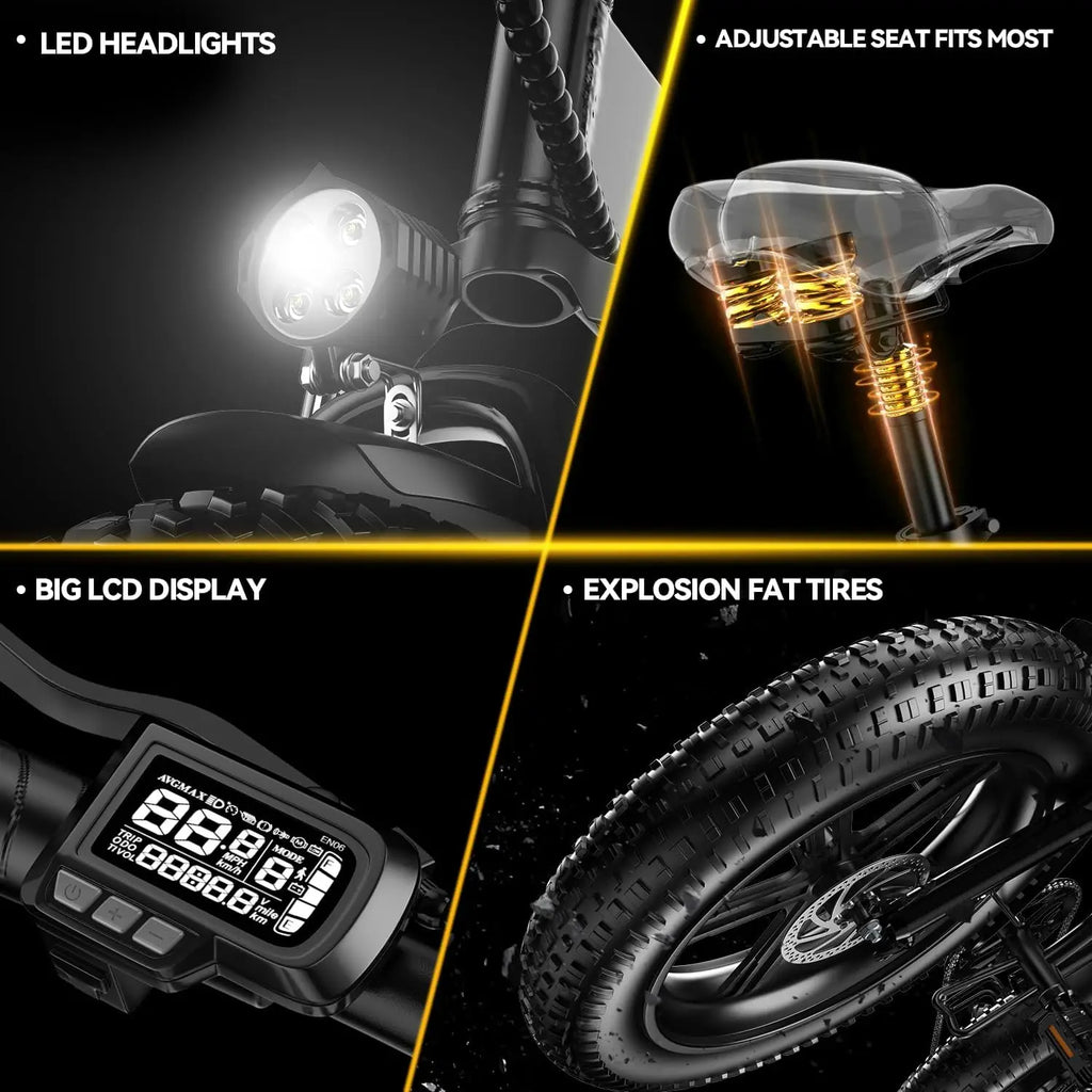 Cybervelo Fat Tire E-Bike