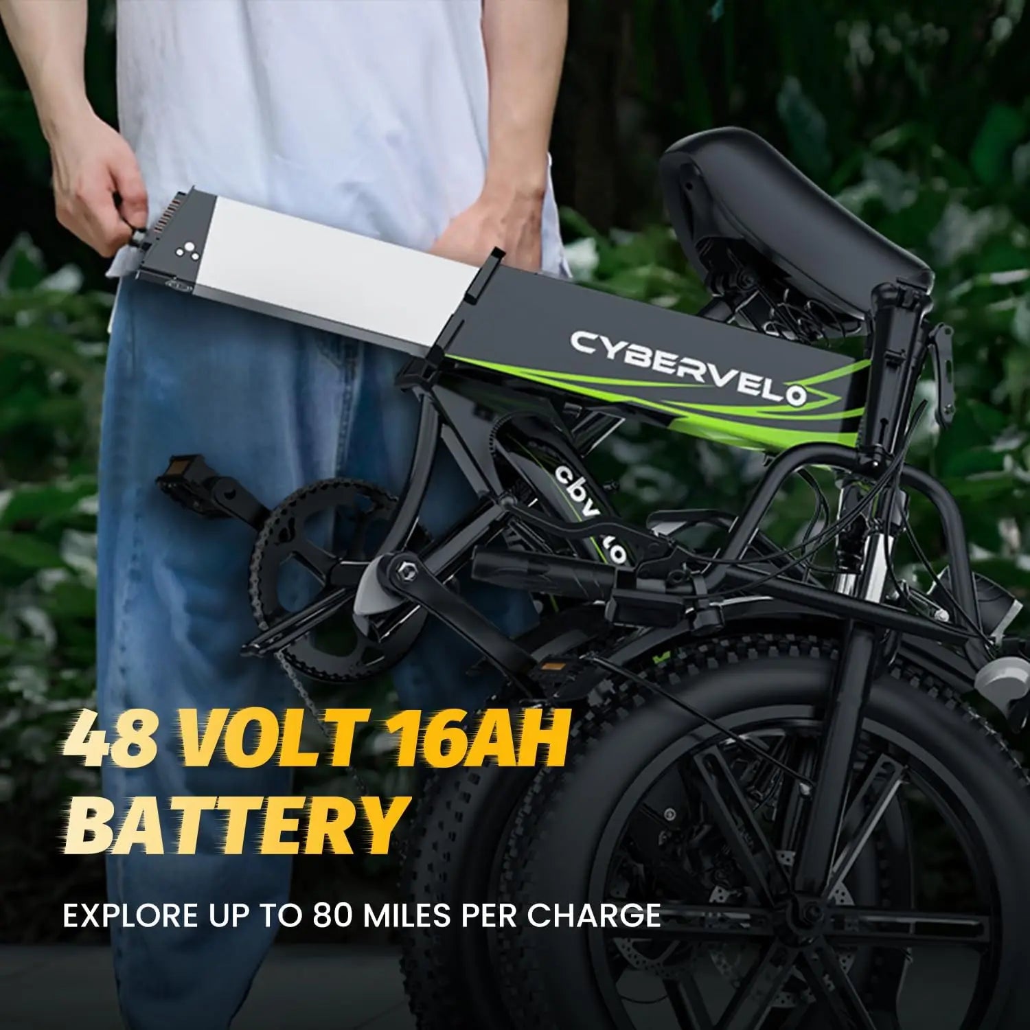20” Foldable Fat Tire E-Bike