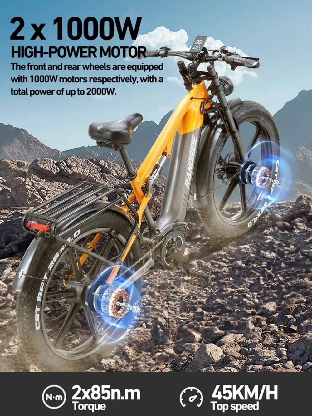 2000W Off-Road E-Bike