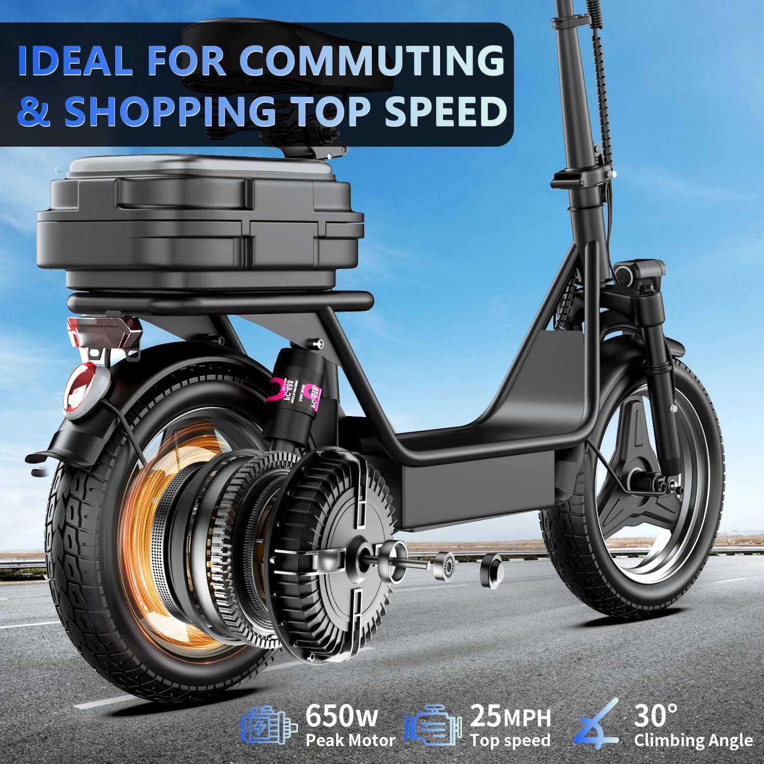 Foldable 650W E-Scooter