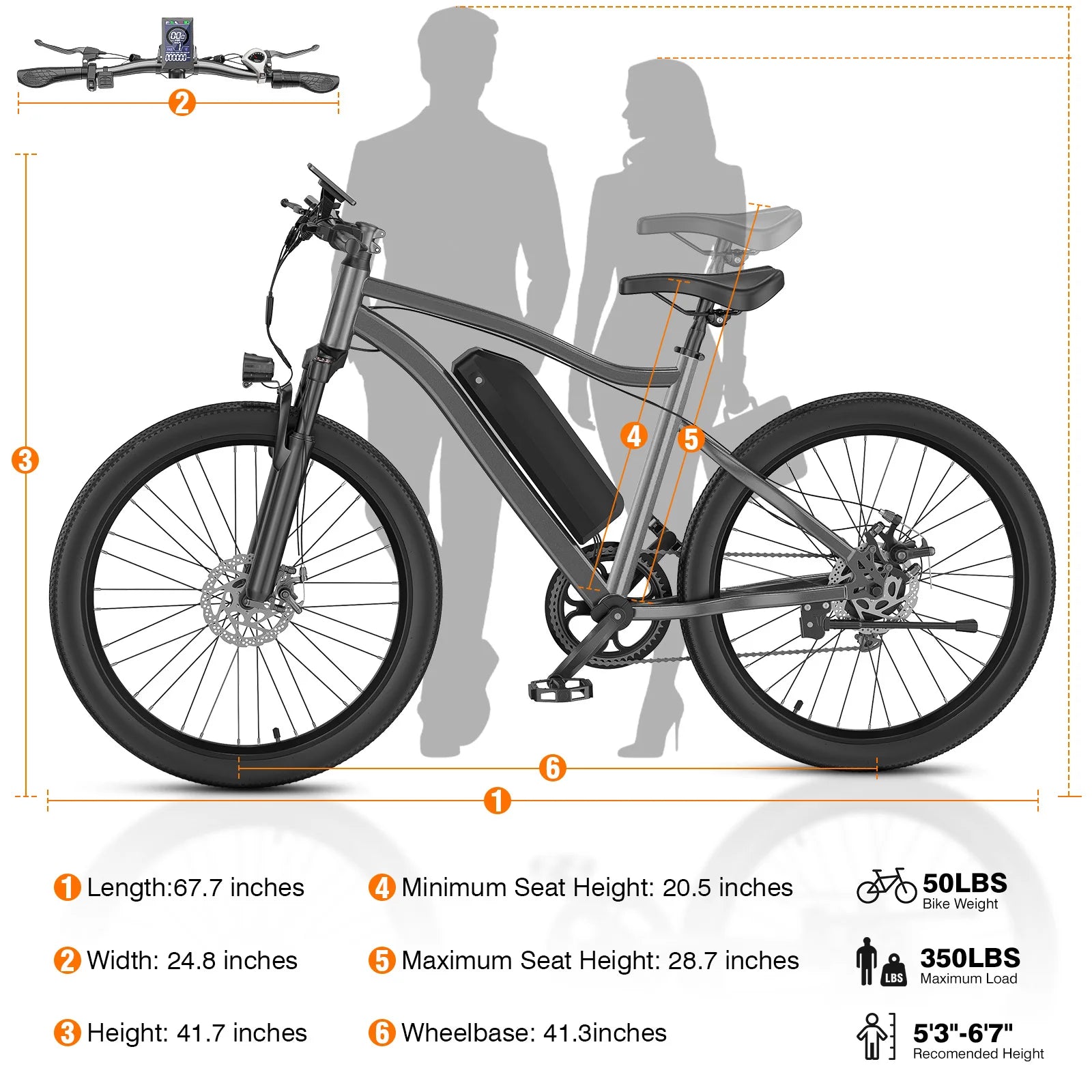 720W Mountain E-Bike