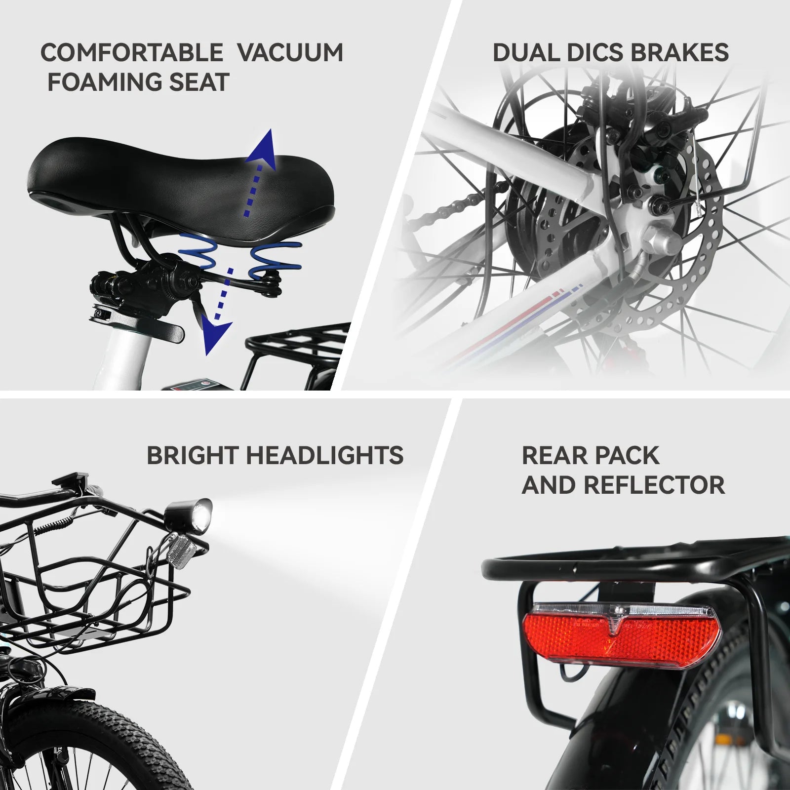 24” Cruiser Step-Through E-Bike